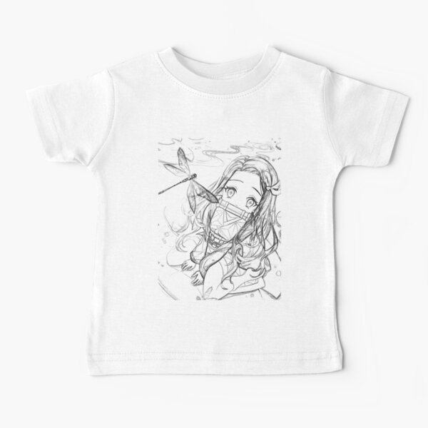 NEZUKO DE DEMON SLAYER Camiseta para bebés