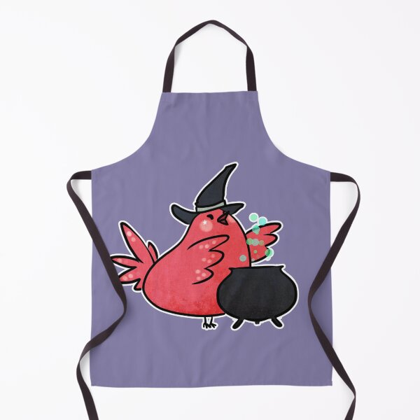 Item preview, Witch Bird with Magic Cauldron designed and sold by Natalie Viola .