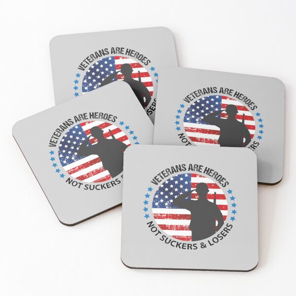 Item preview, the veterans are heroes not suckers and loosers  designed and sold by Dream-bubble.