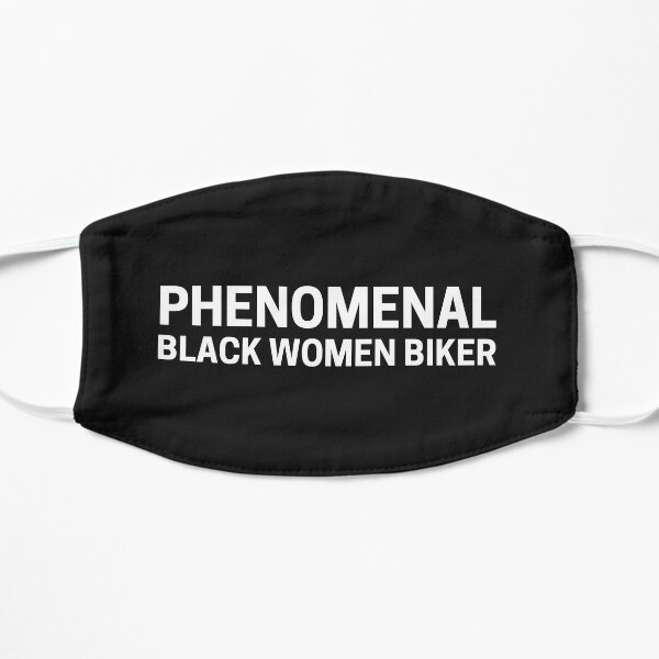 Phenomenal Black Woman Biker Flat Mask