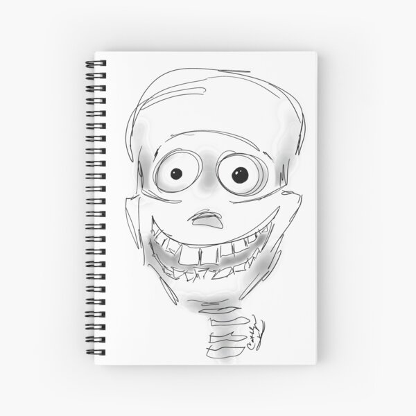 Harry Halloween Skeleton Spiral Notebook