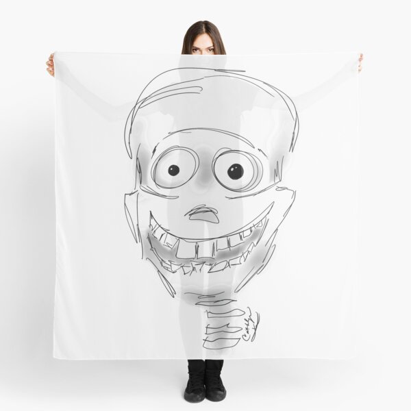 Harry Halloween Skeleton Scarf