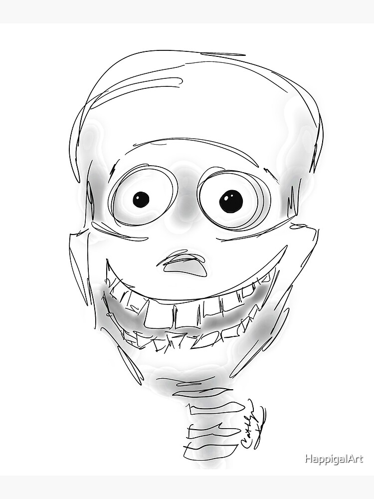 Harry Halloween Skeleton by HappigalArt