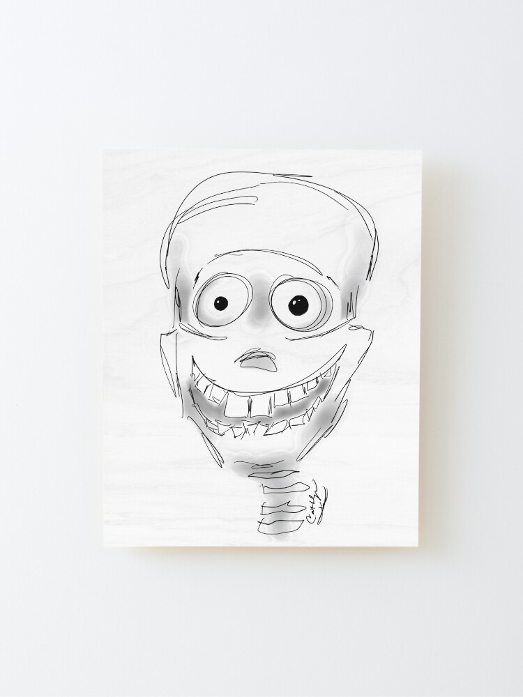 Thumbnail 2 of 6, Mounted Print, Harry Halloween Skeleton designed and sold by HappigalArt.