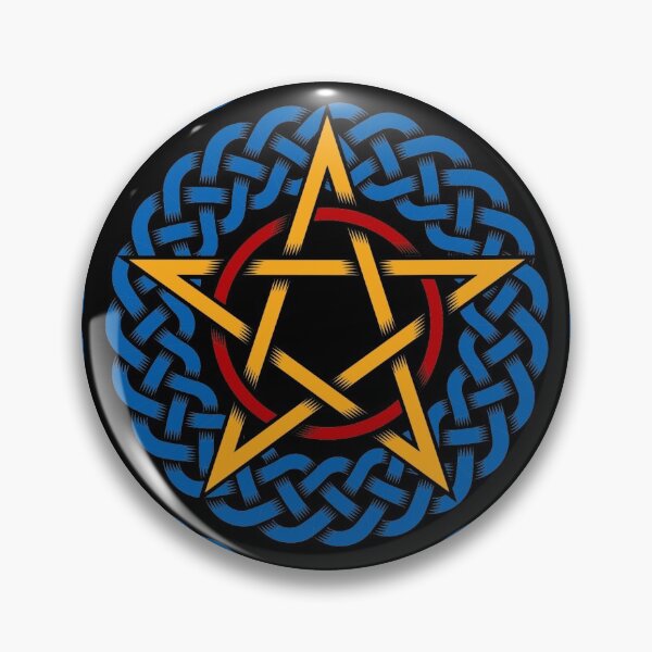 Item preview, Celtic Pentagram - Blue designed and sold by DaveSavageArt.