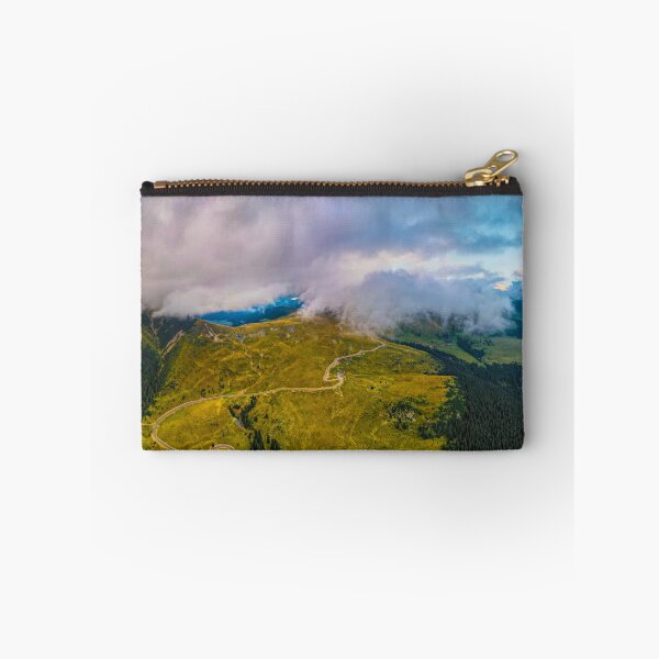 Item preview, Transalpina road, panoramic aerial view, the highest road in Romania designed and sold by Ana Cristina Fluieras.
