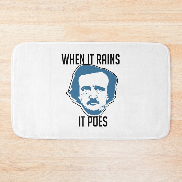 Item preview, When It Rains It Poes Edgar Allan Poe Literay Gift designed and sold by Pubi.
