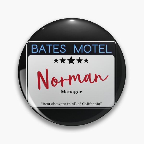 Item preview, Bates Motel Badge designed and sold by Bhamgraphics.