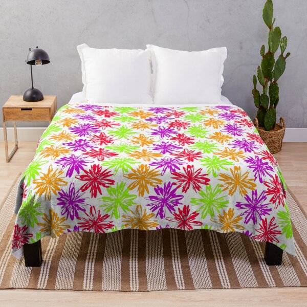 Item preview, Pattern: Colored flowers, decorative design designed and sold by Stéphane  Thirion.