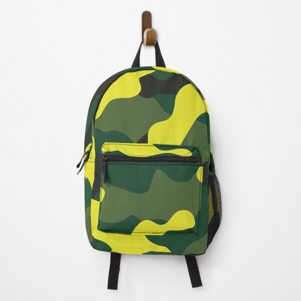 Item preview, British Racing Green Yellow Camouflage Pattern Camo Theme Design Jaguar Lotus Porsche Mini designed and sold by reddeercom.
