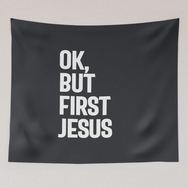 Item preview, Ok, But First Jesus Tee Gift! Christian Apparel designed and sold by cidolopez.