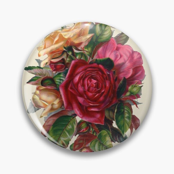 Aperçu de l'œuvre bouquet de roses vintage créée et vendue par Clickforyous.