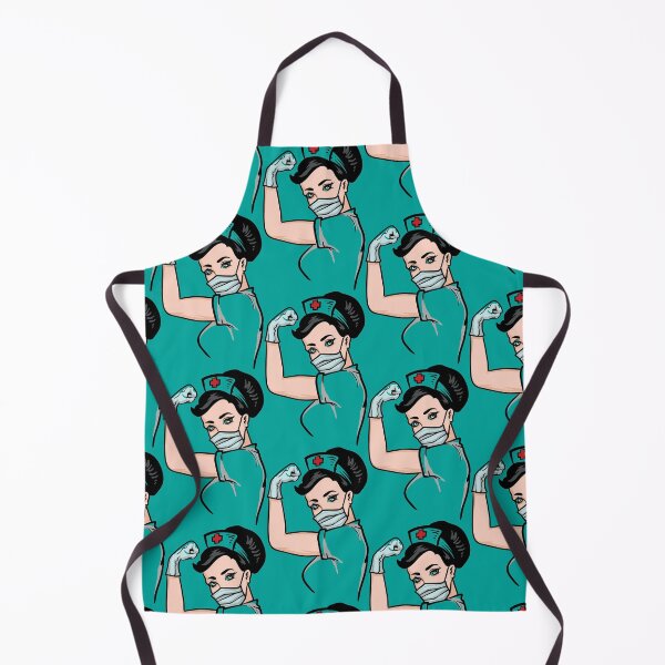 Item preview, Nurse strong woman illustration designed and sold by Inspireaglow.