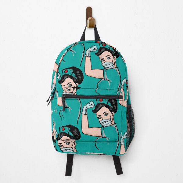 Item preview, Nurse strong woman illustration designed and sold by Inspireaglow.