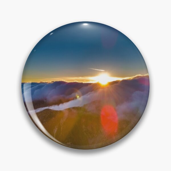 Item preview, Amazing colored sunset sky above the mountains and above the clouds in Romania on Transafagarasan road designed and sold by Ana Cristina Fluieras.