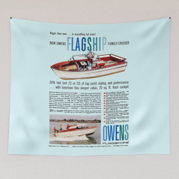 Item preview, FLAGSHIP FAMILY CRUISER - ADVERT designed and sold by ThrowbackAds.