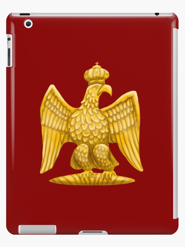 Funda y vinilo para iPad «Águila imperial napoleónica: Roja» de  SimonBauwelinck | Redbubble