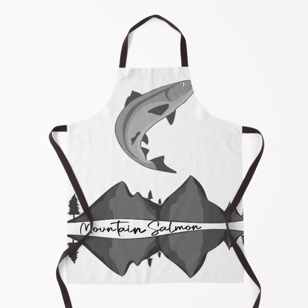Item preview, salmon jumping on the Mountain  designed and sold by DearDesign.