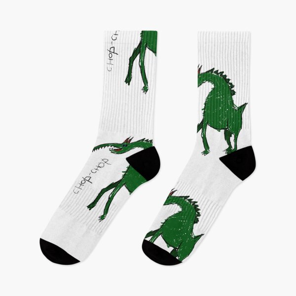Item preview, Funny green dinosaur in a hurry  designed and sold by purumArt.