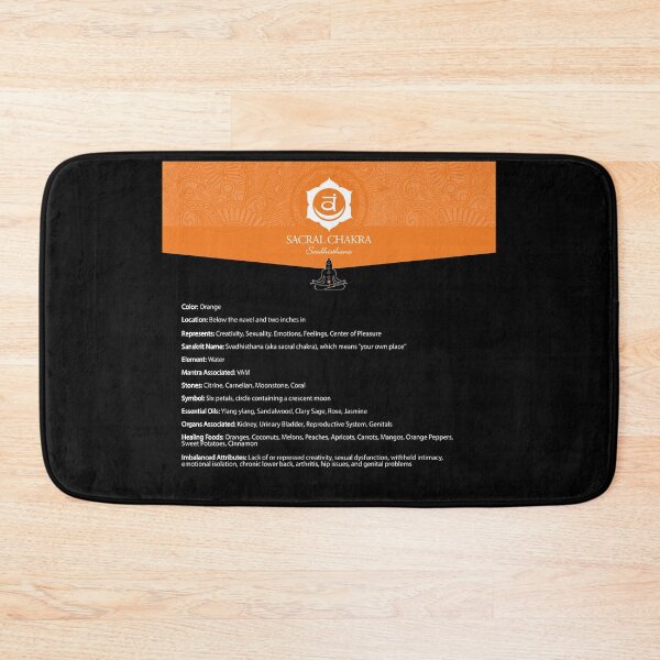 Item preview, Sacral Chakra - Svadhisthana Art & Chart - 55 designed and sold by serenaking.