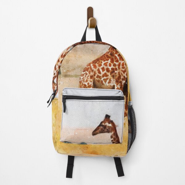 Item preview, giraffe family_watercolor painting designed and sold by shokA Design.