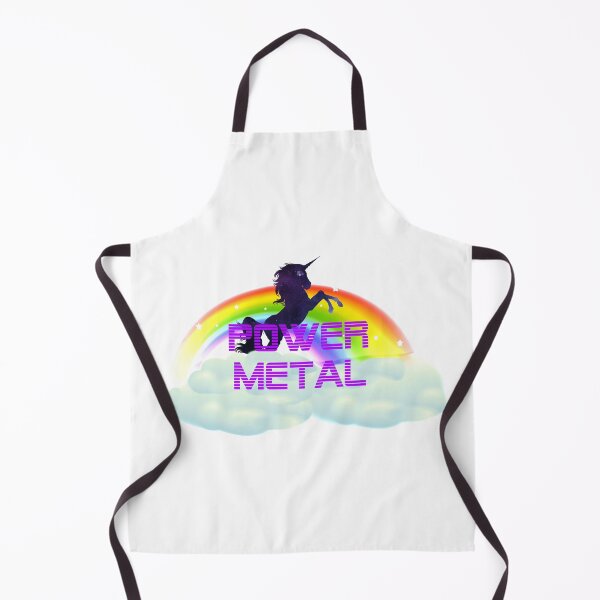 Item preview, POWER METAL SPACE UNICORN AND RAINBOW designed and sold by sherwinc.