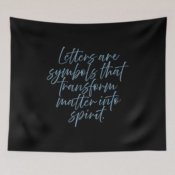 Item preview, Letters are symbols that transform matter into spirit v.1 designed and sold by x1brett.