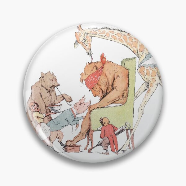 Item preview, A Friend in Need: Animal buddies rally around a sick lion. designed and sold by ebrawne.