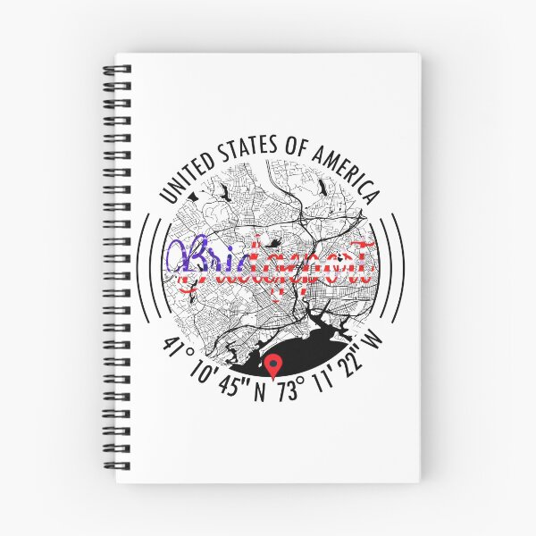 Item preview, Bridgeport, Connecticut Road Map Art - Earth Tones designed and sold by hatimelhag.
