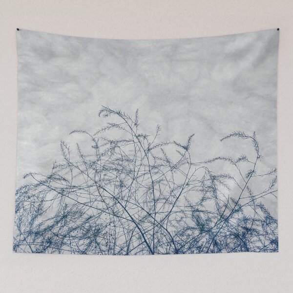 Item preview, Decorative and elegant weeds with sky in the background designed and sold by SulkaCreative.