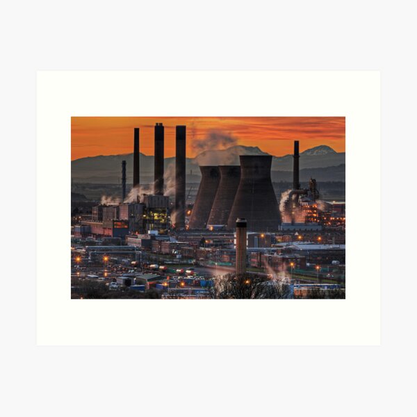 Grangemouth Refinery (3) Art Print