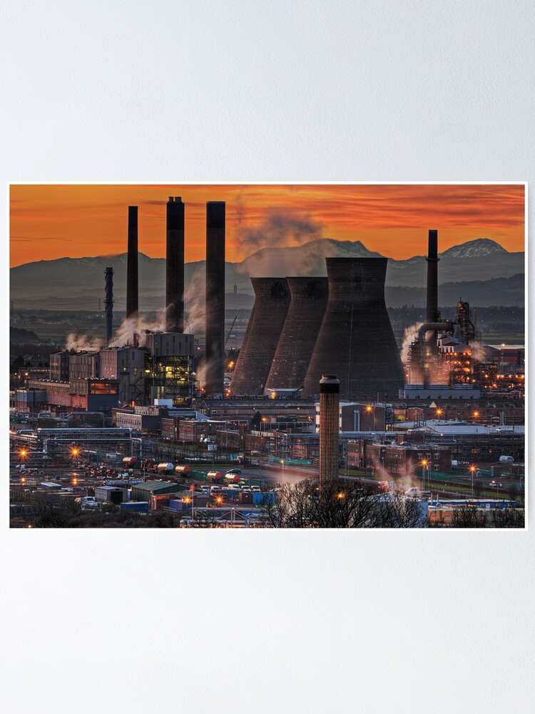 Alternate view of Grangemouth Refinery (3) Poster