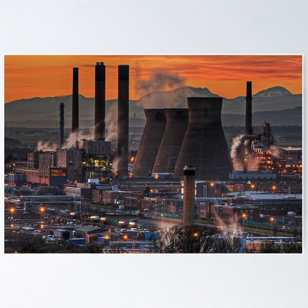 Grangemouth Refinery (3) Poster