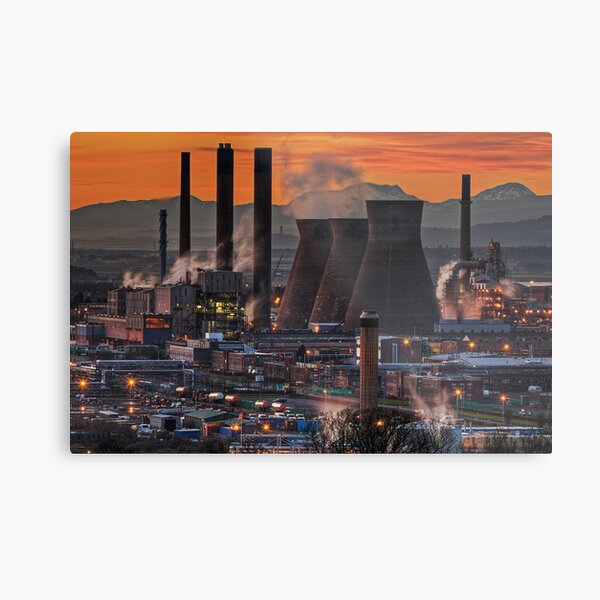 Grangemouth Refinery (3) Metal Print