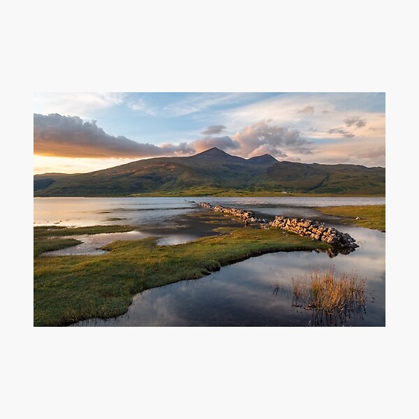 Ben More at Sunset Isle of Mull Hebrides Scotland. Photographic Print
