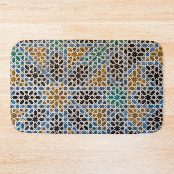 Item preview, Intricate Andalusian Tilework - Geometrically Patterned Multicolored Arabesques designed and sold by Georgia Mizuleva.
