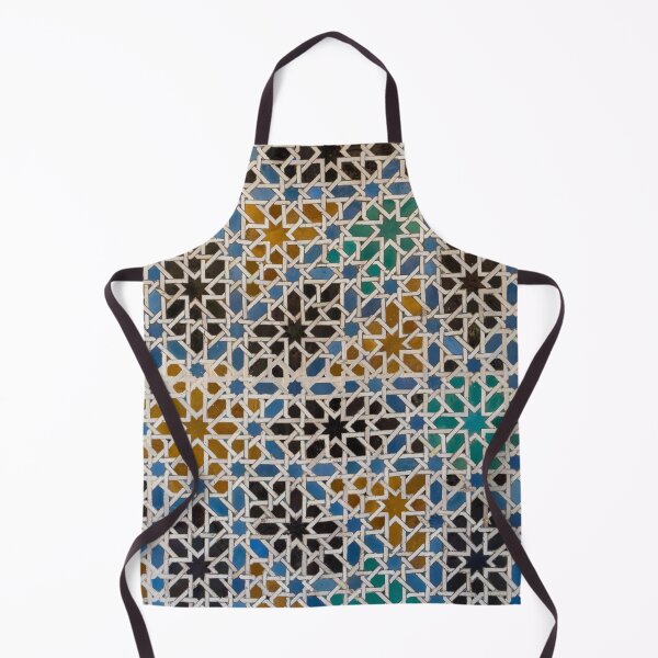 Item preview, Intricate Andalusian Tilework - Geometrically Patterned Multicolored Arabesques designed and sold by Georgia Mizuleva.