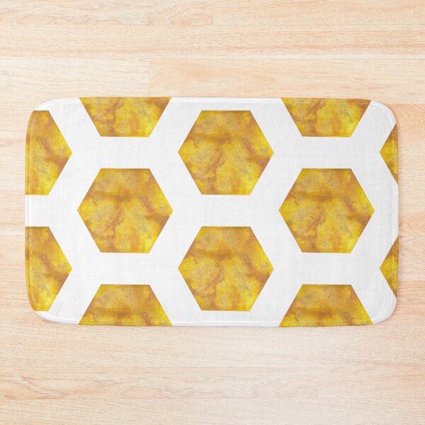 Item preview, Honey Hexagon Pattern designed and sold by MikkiDashDesign.
