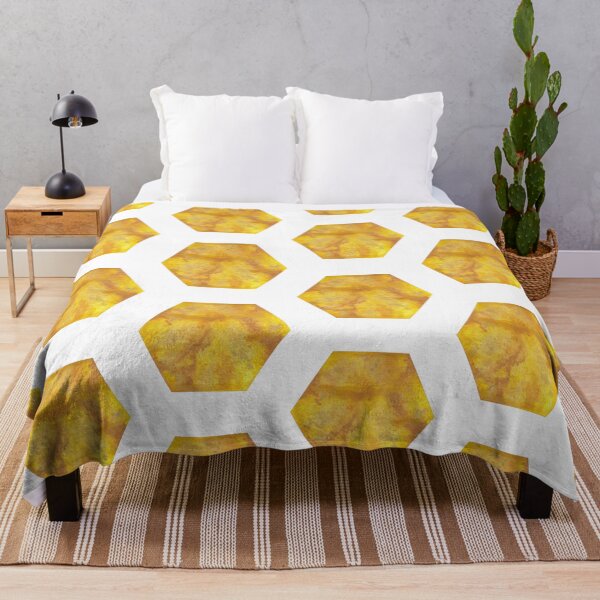 Item preview, Honey Hexagon Pattern designed and sold by MikkiDashDesign.