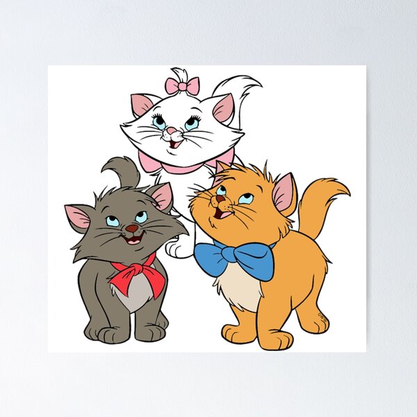 Aristocats Marie illustration, Marie Cat Drawing , Mary, white,  mammal, animals png