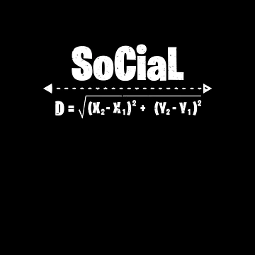 Artwork thumbnail, Social Distancing - Math Formula - Teacher Distance Learning by Dressed For Duty