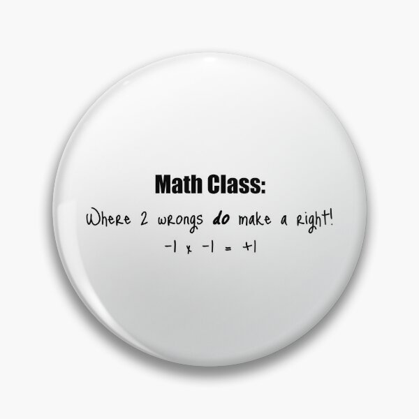 Item preview, Math Class: Where 2 wrongs DO make a right! designed and sold by IntrovArtDesign.