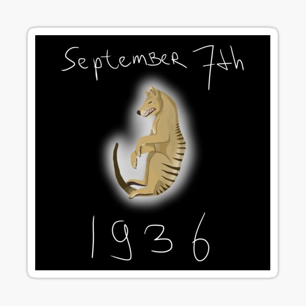 Item preview, Thylacine Day V1 designed and sold by Skylacine.