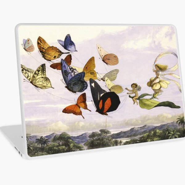 Richard Doyle - The Fairy Queen takes an airy drive in a light carriage 1870 Laptop Skin