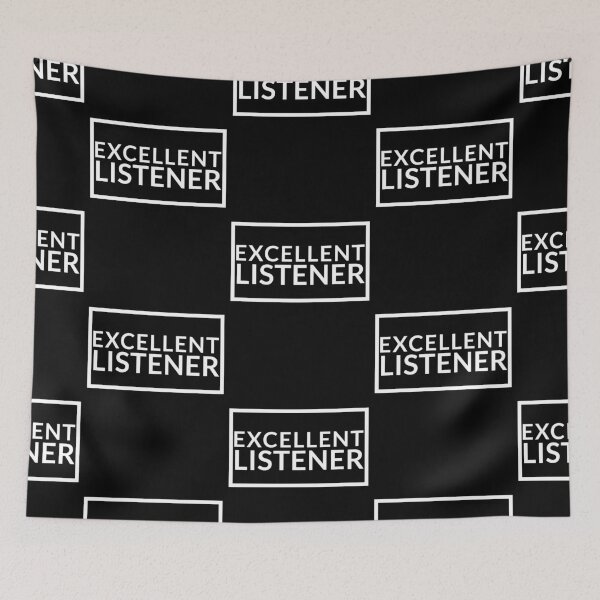 Item preview, EXCELLENT LISTENER | babyRAGE Item #00022 designed and sold by babyrage.