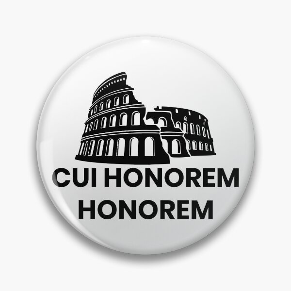 Item preview, Cui Honorem Honorem - Honor where honor is due - Black designed and sold by saechla.