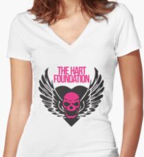 The Hart Foundation Women's Fitted V-Neck T-Shirt