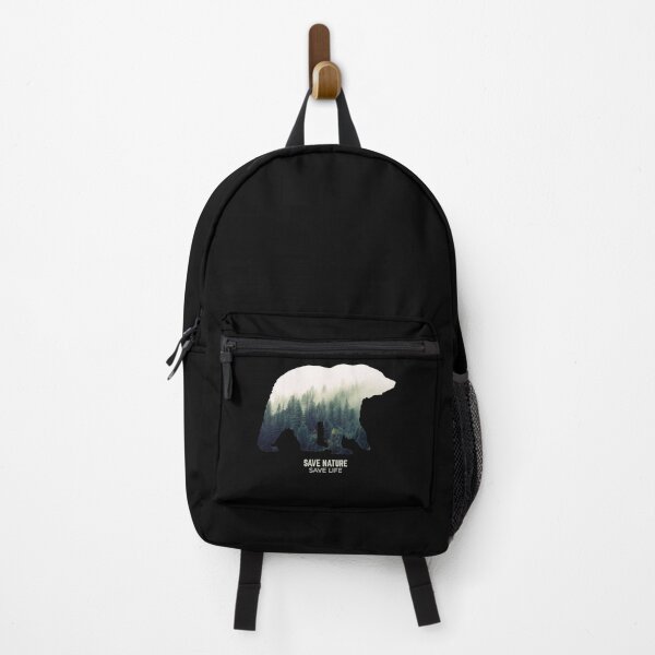Item preview, bear in forest environment climate protection designed and sold by RJ-Art.