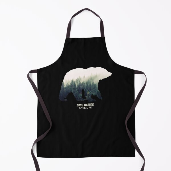 Item preview, bear in forest environment climate protection designed and sold by RJ-Art.