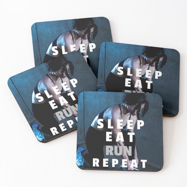Item preview, Sleep, Eat, Run, Repeat (Woman) designed and sold by JellyBeenzz.